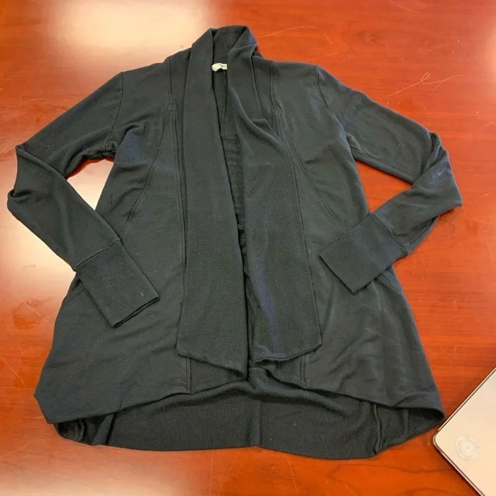 Athleta Shawl Collar Modal Pocket Cardigan sz XXS